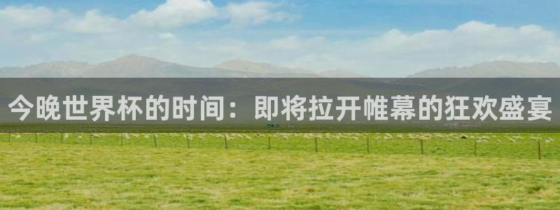 足球比分直播世界杯：今晚世界杯的时间：即将拉开帷幕的狂欢盛宴