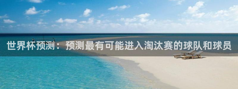 世界杯预选赛赛程：世界杯预测：预测最有可能进入淘汰赛的球队和球员